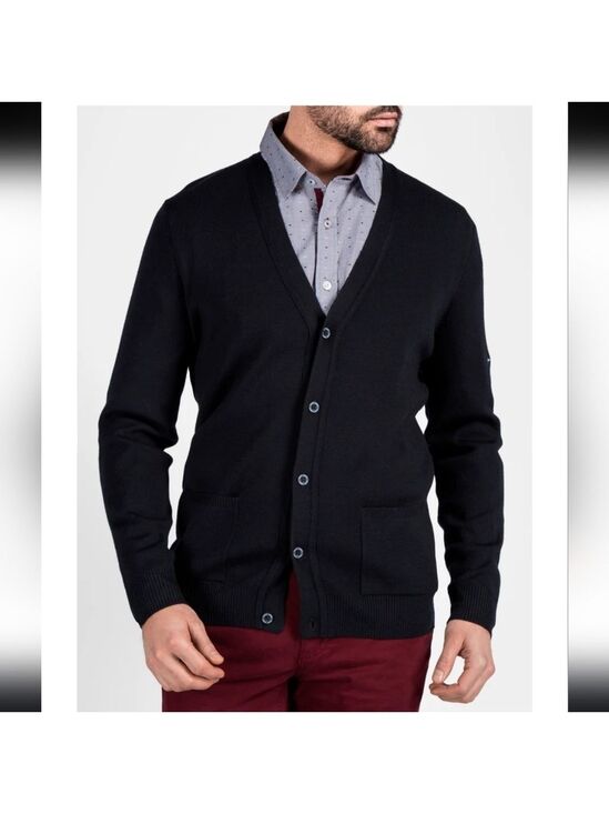Saint James Other - Saint James men's traditional Cardigan 'Guingamp' luxury Wool like new $324 xxl